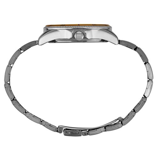 Relógio Feminino Casual Cristais Bicolor