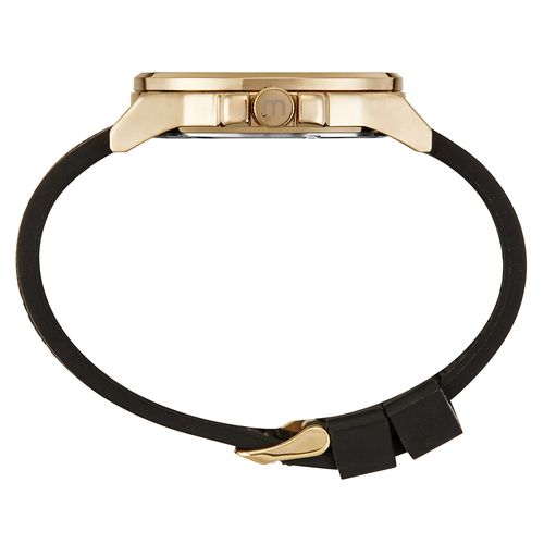 Relógio Masculino Esportivo Com Pulseira de Silicone Dourado