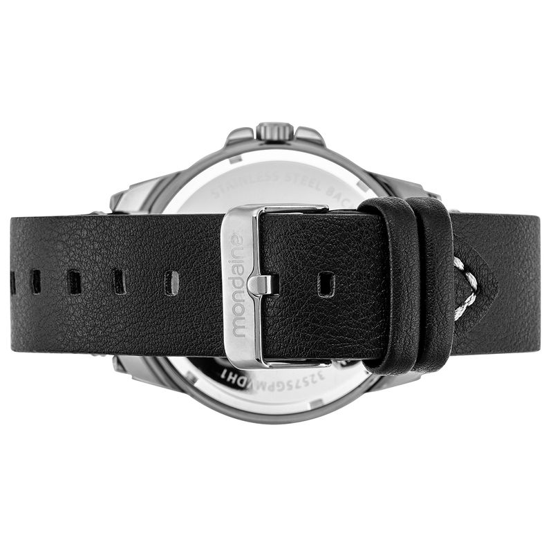 Relógio Masculino Visor Clean Casual Prata