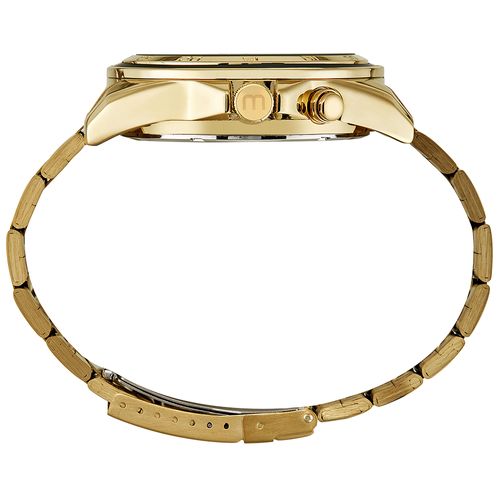 Relógio Masculino Anadigi Esportivo Dourado