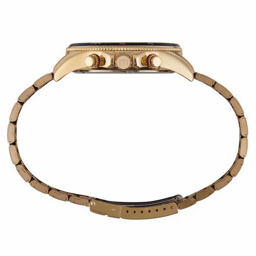 Relógio Masculino Cronógrafo Casual Dourado