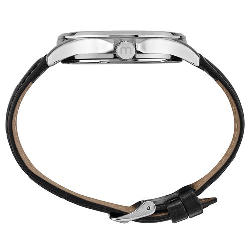 Relógio Masculino Social Visor Texturizado Prata