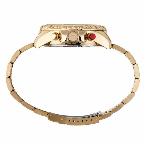 Relógio Masculino Anadigi Esportivo Dourado