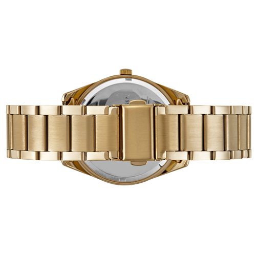 Relógio Feminino Glitter e Cristais Dourado