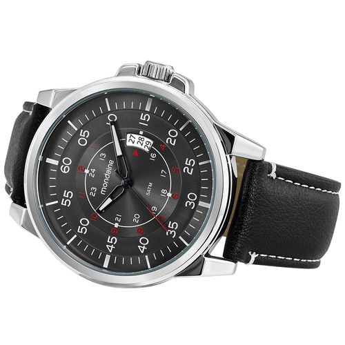 Relógio Masculino Casual Com Calendário Prata