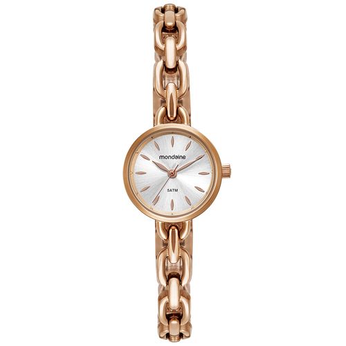 Relógio Feminino Clássico Corrente Rosé