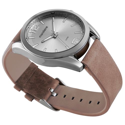 Relógio Masculino Social Prata