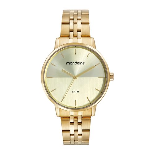 Relógio Feminino Minimalista Dourado