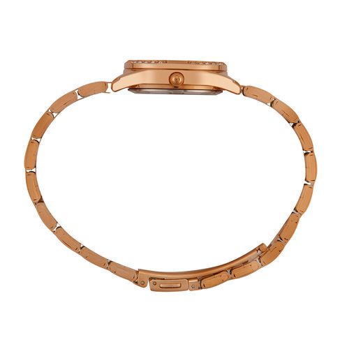 Relógio Feminino Cristais Rosé