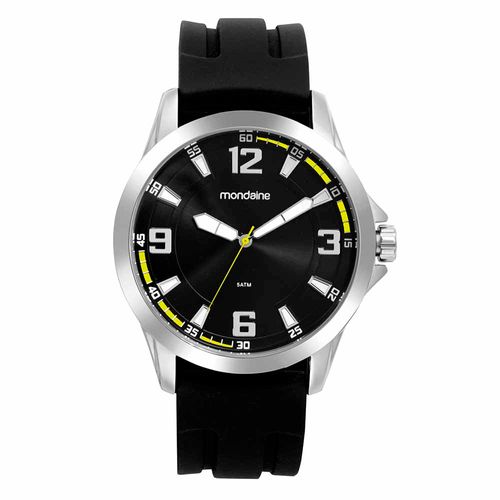 Kit Relógio Masculino Silicone Prata Com Pulseira