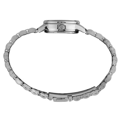 Relógio Feminino Visor Fosco Prata