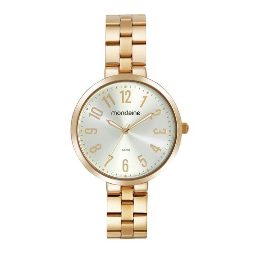 Relógio Feminino Casual Dourado