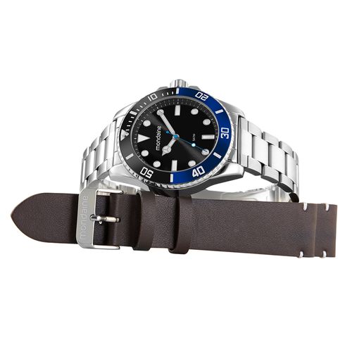 Relógio Masculino Troca Pulseira Prata