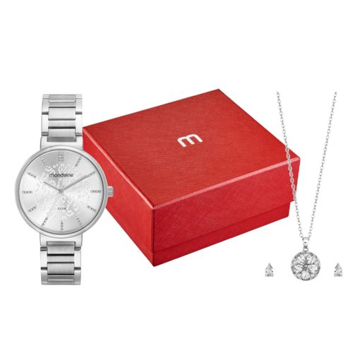 Kit Relógio Feminino Animal Print Com Semijoias