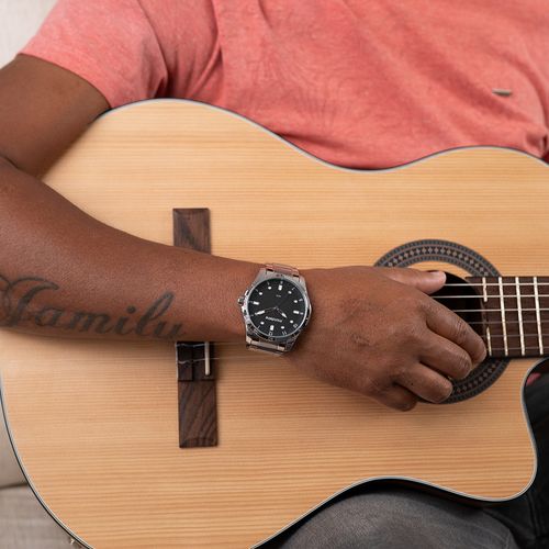 Relógio Masculino Casual Prata