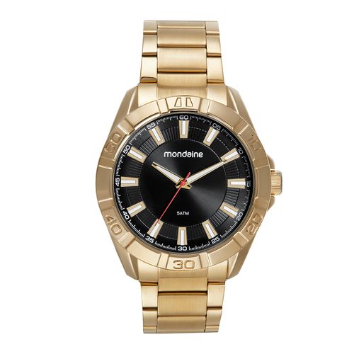 Relógio Masculino Casual Dourado