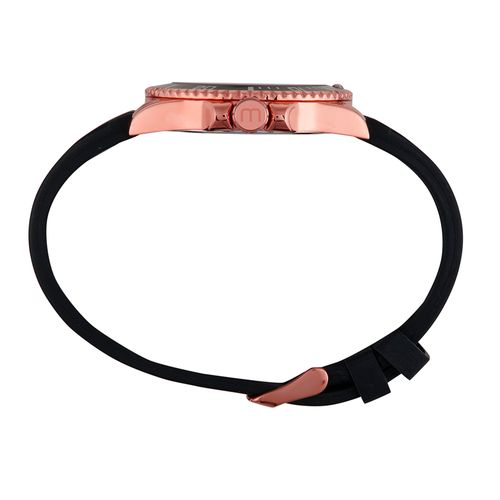 Relógio Masculino Couro Rosé