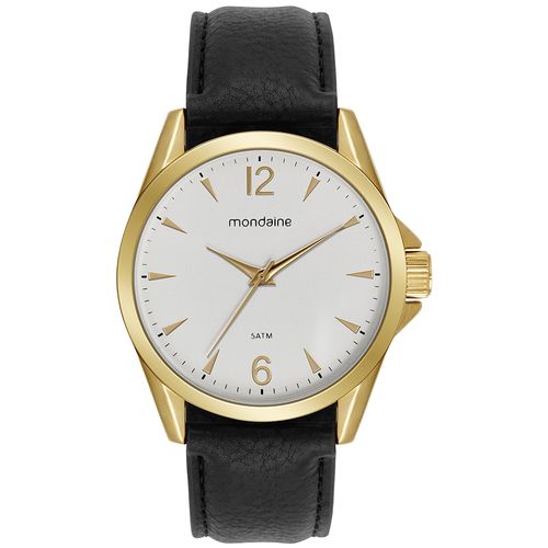 Relógio Masculino Clássico Dourado