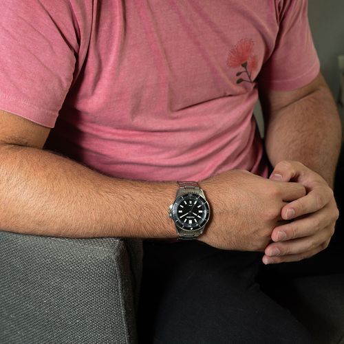 Relógio Masculino Casual Calendário Prata