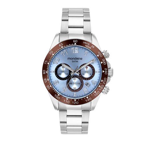 Relógio Masculino Cronógrafo Prata