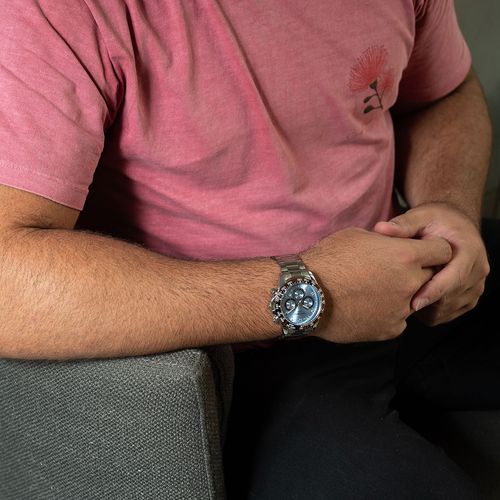 Relógio Masculino Cronógrafo Prata