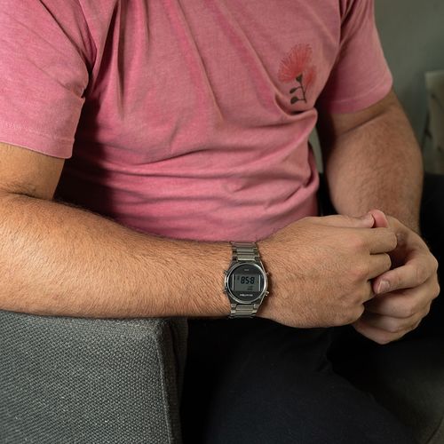 Relógio Masculino Digital Casual Prata