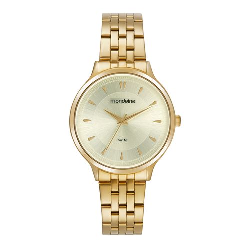 Relógio Feminino Minimalista Dourado