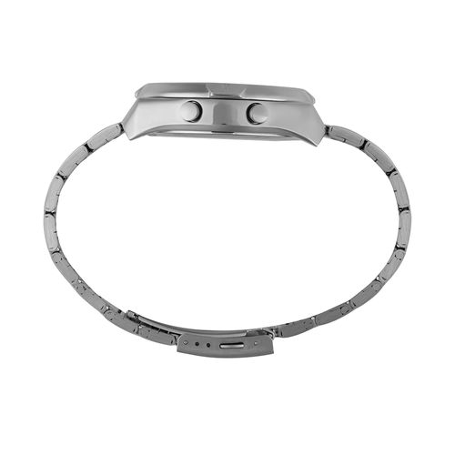 Relógio Masculino Digital Casual Prata e Azul