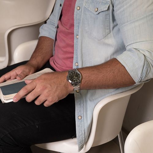 Relógio Masculino Social Prata