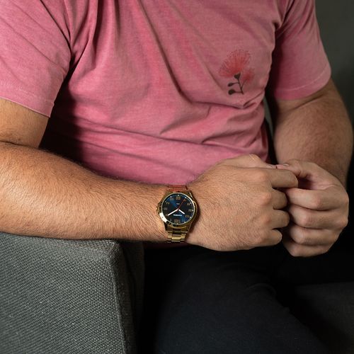 Relógio Masculino Casual Dourado