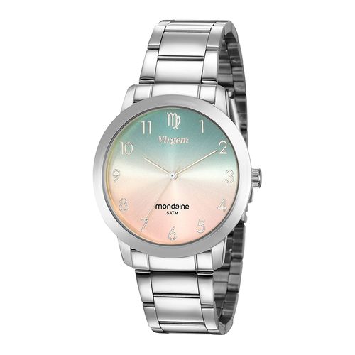 Relógio Feminino Signo Virgem Prata