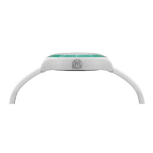 Relógio Esportivo Silicone Prata