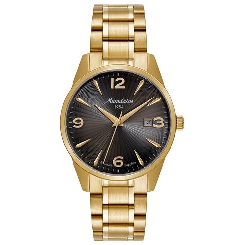 Relógio Automático Aço Dourado