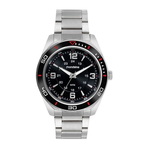 Relógio Masculino Casual Prata