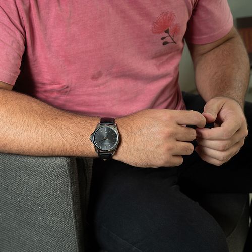 Relógio Masculino Casual Prata