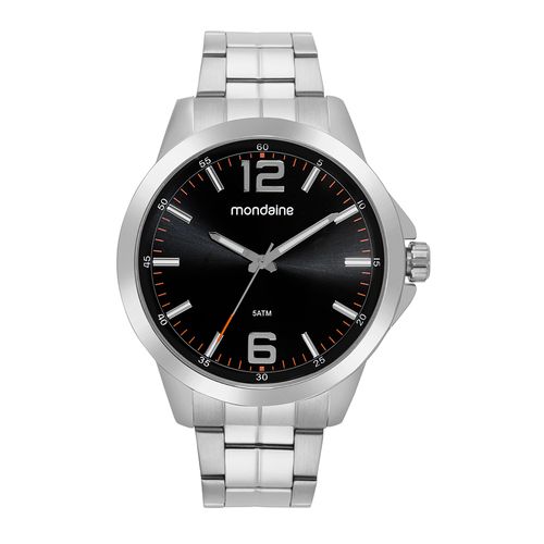 Relógio Masculino Robusto Casual Prata