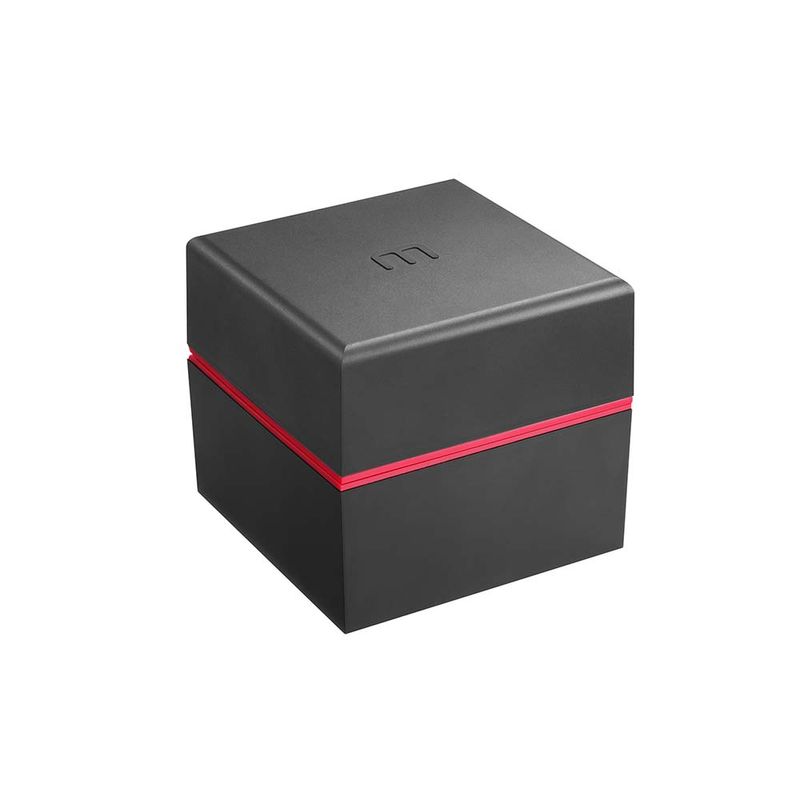 インテリア時計 MordenRetroRoundCornerClock(Black&Red) 電波両面時計 Morden Retro Round Corner Clock (Black&Red) コーナー