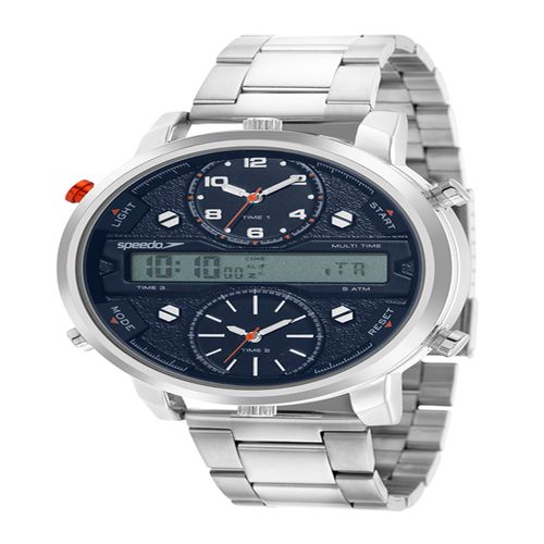 Relógio Masculino Speedo Anadigi Prata
