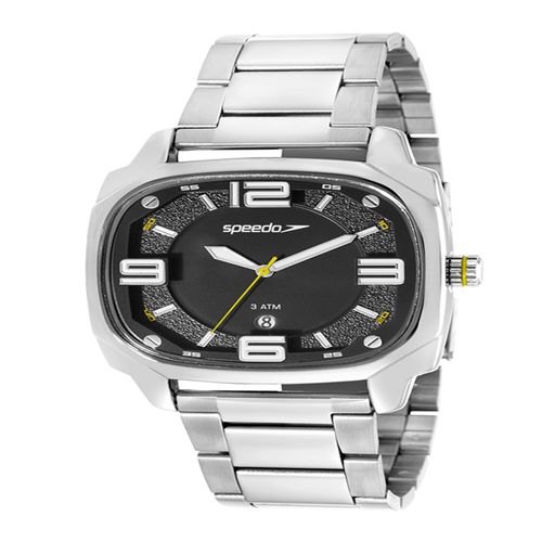 Relógio Masculino Speedo Quadrado Prata