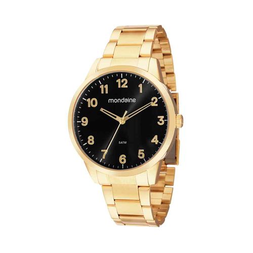 Relógio Masculino Casual Dourado