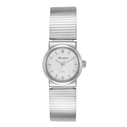 Relógio Feminino Prata Pulseira Estilo Bracelete
