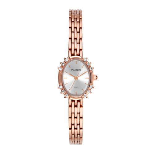 Relógio Feminino Oval Clássico Rose