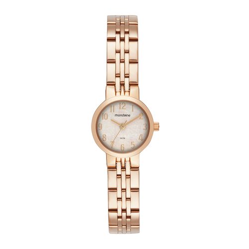 Kit Relógio Feminino Dourado com Brincos de cristais