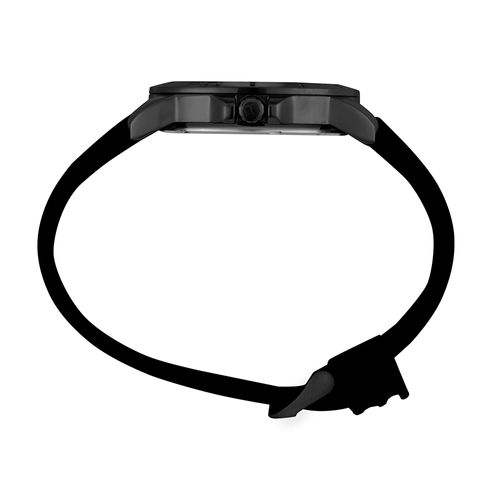 Relógio Masculino Preto Pulseira Silicone