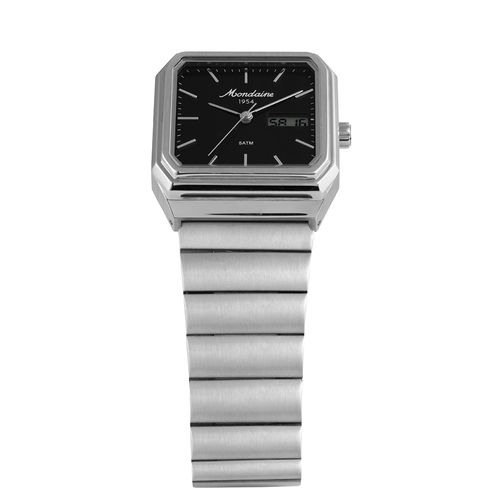 Relógio Masculino Quadrado Anadigi Linha 1954 Prata