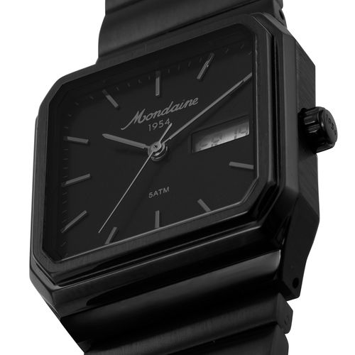 Relógio Masculino Quadrado Anadigi Linha 1954 Preto