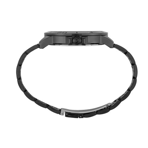 Relogio Masculino Mondaine Preto em Aço Números Completos