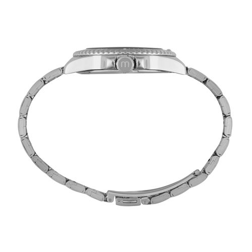 Relógio Masculino Prata Calendário