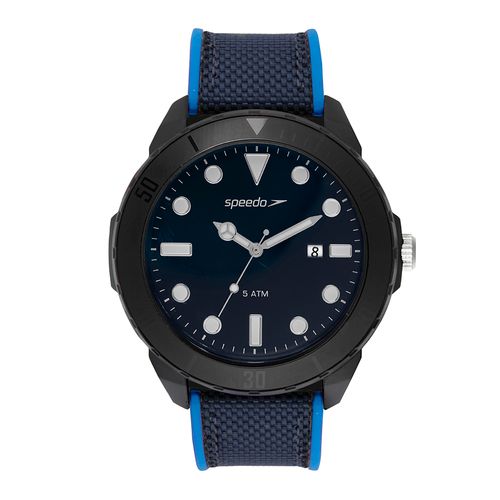 Relógio Masculino Speedo Azul Pulseira Silicone