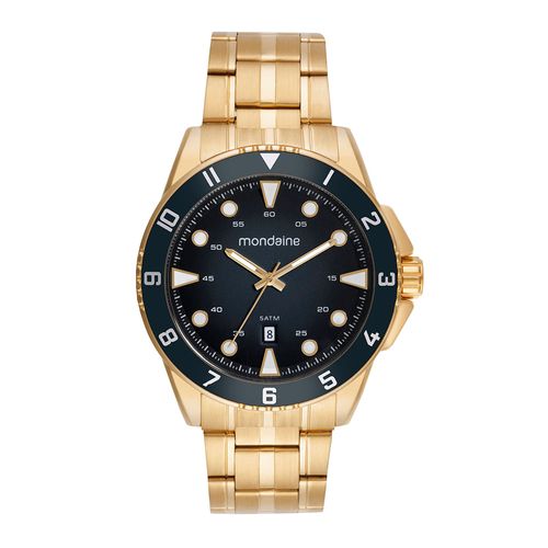 Relógio Masculino Calendário Aço